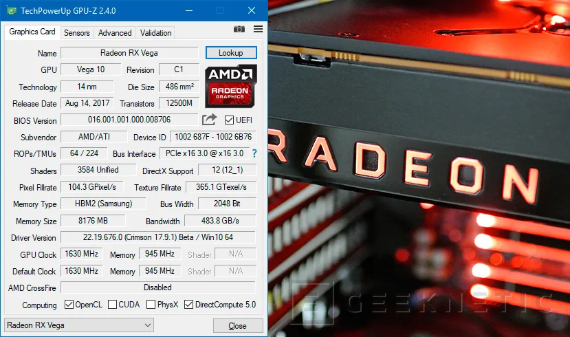 Geeknetic AMD Radeon RX Vega 56 13