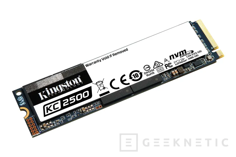 Geeknetic Nuevos SSD M.2 NVMe Kingston KC2500 con hasta 3.500 MB/s de velocidad 1