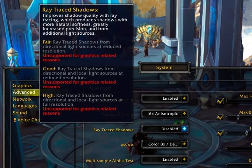 Geeknetic Blizzard prepara soporte para sombreado por Raytracing en el World of Warcraft Shadowlands  1