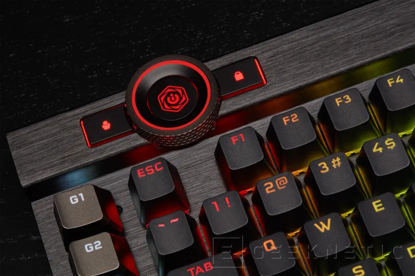 Geeknetic Corsair lanza su teclado de más alta gama: el K100 RGB con hasta 4000 Hz, rueda de control iCUE y opción a interruptores mecánicos u ópticos 4