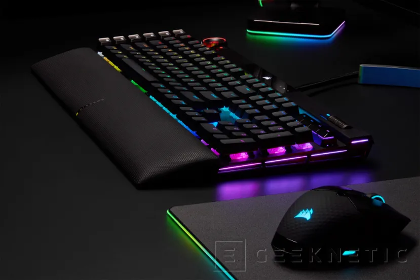 Geeknetic Corsair lanza su teclado de más alta gama: el K100 RGB con hasta 4000 Hz, rueda de control iCUE y opción a interruptores mecánicos u ópticos 3