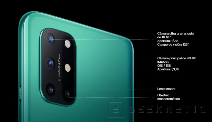 Geeknetic OnePlus lanza el 8T con pantalla Fluid AMOLED de 120Hz, 5G y carga Warp Charge 65 4
