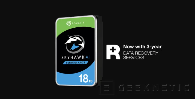 Geeknetic Seagate lanza su disco duro SkyHawk AI de 18TB orientado a videovigilancia con Inteligencia Artificial 1