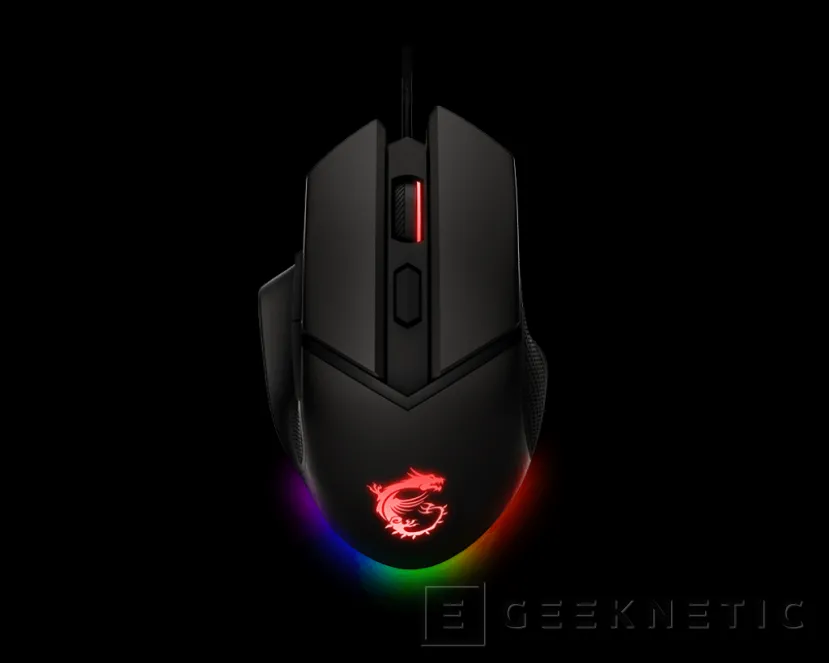 Geeknetic MSI anuncia el ratón gaming Clutch GM20 Elite con peso ajustable y 3 zonas ARGB 1