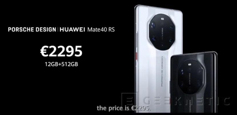 Geeknetic El Huawei Mate 40 RS podrá grabar vídeo en 8K y medir temperaturas con un sensor infrarrojo 3