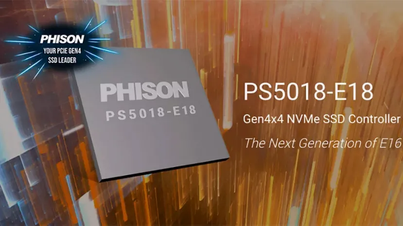 Geeknetic Phison pondrá en apuros al PCIe 4.0 x4 con su controladora SSD E18, alcanzando más de 7400 MBps 1