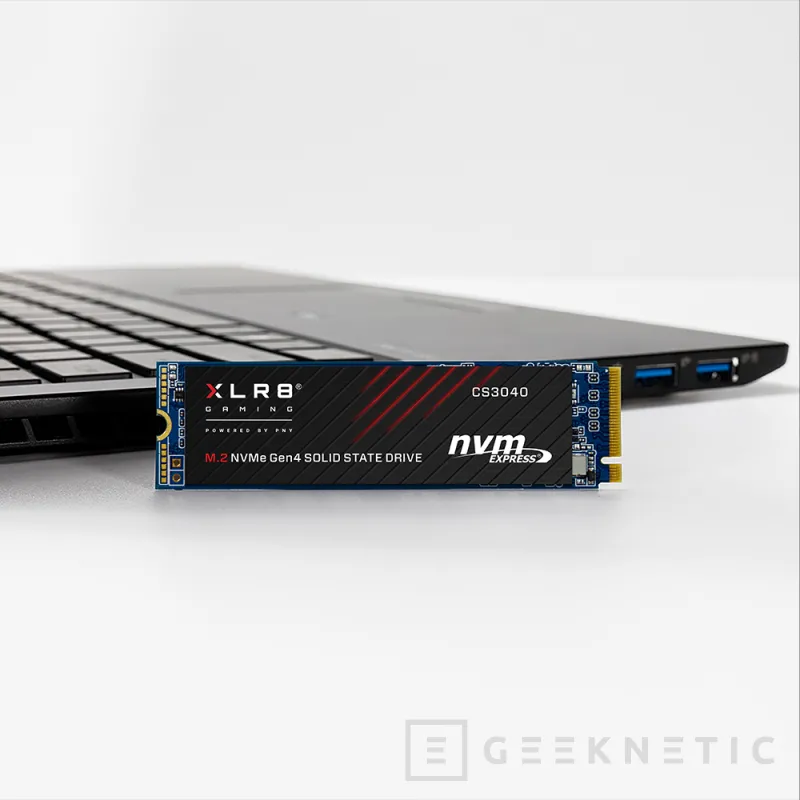 Geeknetic PNY lanza los SSD XLR8 CS3040 con PCIe 4.0 en versiones de 500 GB, 1 y 2 TB: hasta 5600 MBps 1