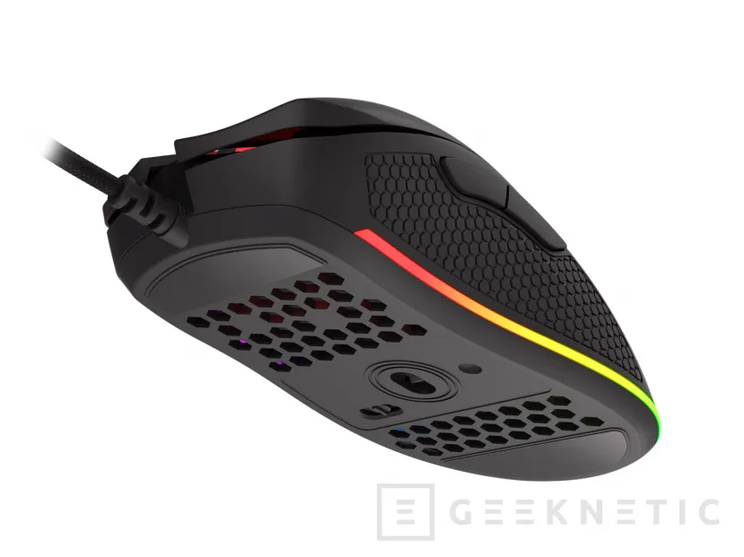 Geeknetic El ratón gaming Genesis Krypto 550 ofrece iluminación ARGB en 3 zonas y 7 botones configurables por 35 Euros 2