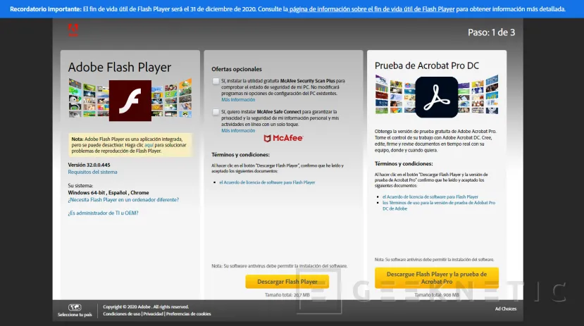 Geeknetic Microsoft lanza una herramienta para eliminar Flash Player permanentemente de nuestro equipo 1