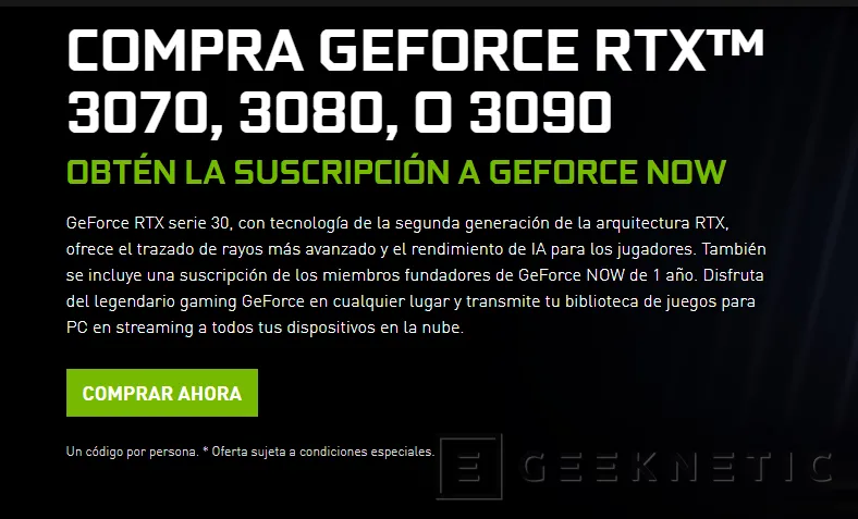 Geeknetic Las tarjetas NVIDIA GeForce RTX 3070 saldrán a la venta hoy a las 14:00 horas 3