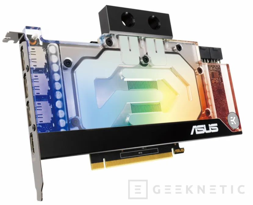 Geeknetic ASUS revela sus nuevas RTX 30 Series con bloques de refrigeración líquida firmados por EK 2