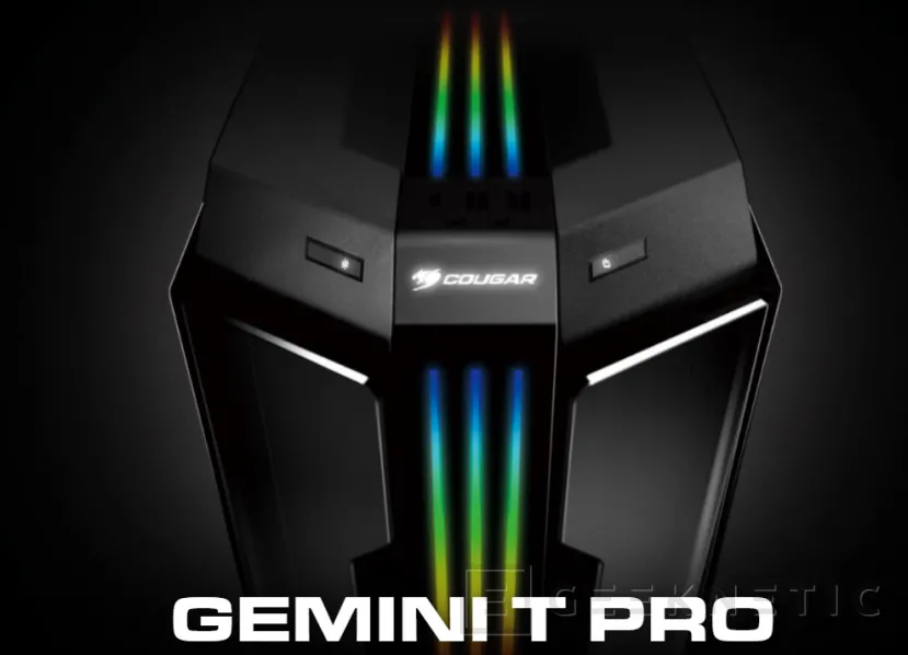 Geeknetic La semitorre Cougar Gemini T Pro incorpora doble cristal templado, gran iluminación ARGB y soporta 9 ventiladores 1