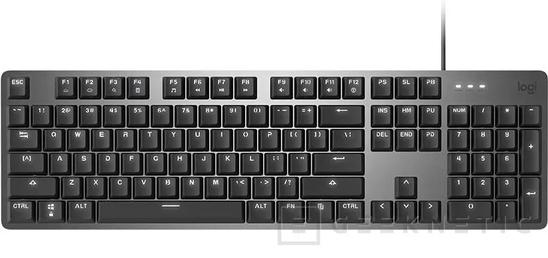 Geeknetic El teclado Logitech K845 ofrece una disimulada estética con interruptores mecánicos e iluminación blanca individual 1