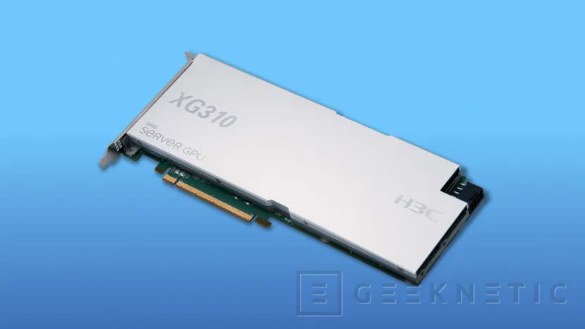 Geeknetic Intel anuncia su primera GPU dedicada para servidores XG310 con 8 GB DDR4 4