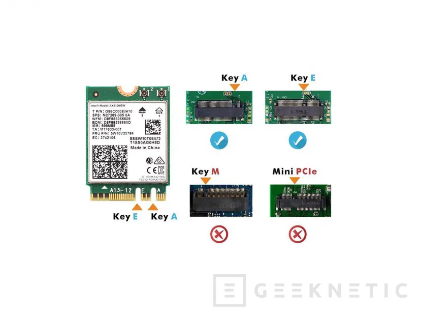 Geeknetic Nuevas tarjetas Intel AX210 y Killer AX1675 con WiFi 6E para redes de 6GHz 2