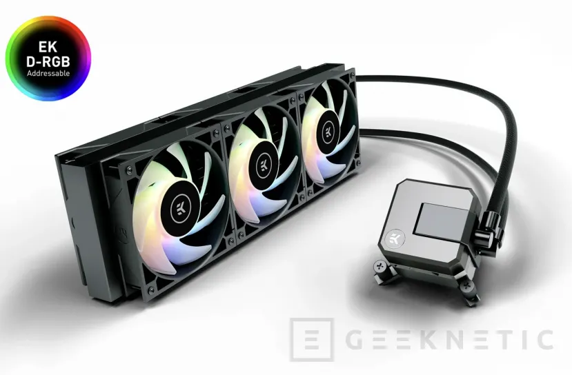 Geeknetic EK-AIO Elite 360 D-RGB, una nueva refrigeración líquida todo en uno con radiador triple 1