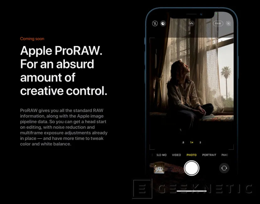 Geeknetic La beta de desarrollo 2 de iOS 14.3 permite acceder al modo ProRAW en los iPhone 12 Pro y Pro Max 1