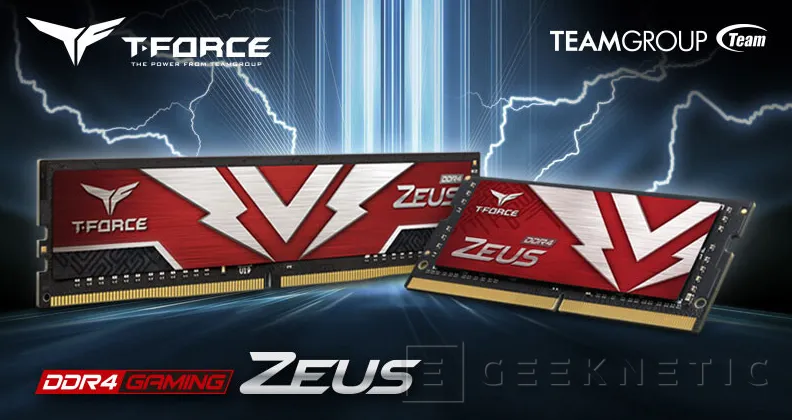 Geeknetic Teamgroup lanza sus memorias Zeus con capacidades de hasta 32GB 1