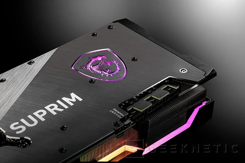 Geeknetic MSI estrena nueva gama de tarjetas gráficas, las RTX SUPRIM X con mejor disipación, doble BIOS y velocidades superiores en GPU 3