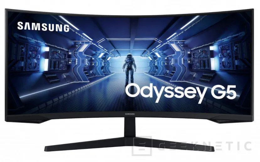 Geeknetic El Samsung Odyssey G5 C34G55T llega en 34 pulgadas con curvatura 1000R, 3440x1440 y 165 Hz 1