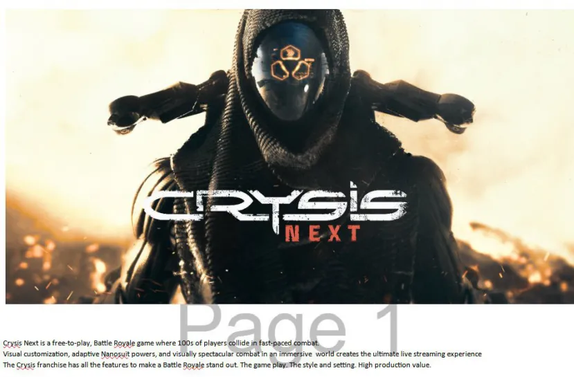 Geeknetic Un rumor apunta a la existencia del juego Crysis Next, un Battle Royale de Crytek 1