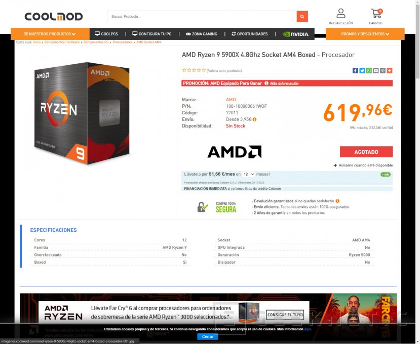 Comprar ryzen online 5000