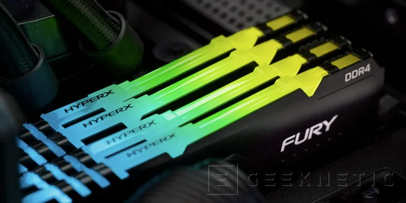 Geeknetic HyperX añade kits de hasta 64 GB y 3.600 MHz a su línea de memorias DDR4 Fury RGB 1