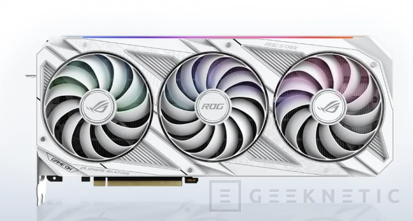 Geeknetic ASUS lanza seis nuevas gráficas personalizadas basadas en las GeForce RTX 30 y acabado blanco 2