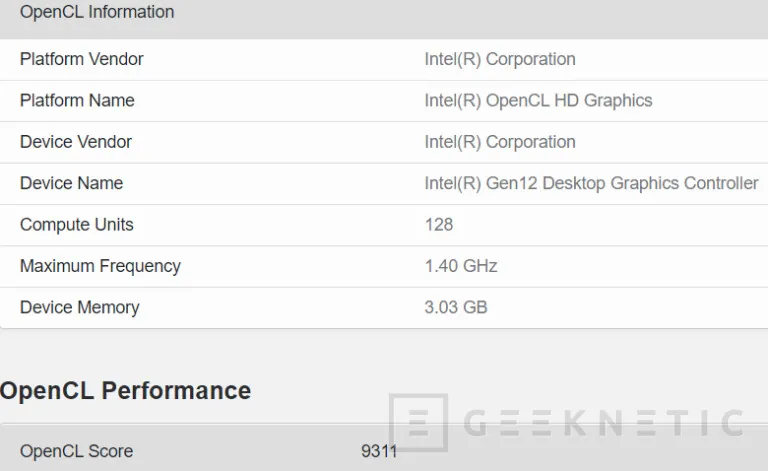 Geeknetic Aparece una GPU Intel Xe en Geekbench con un rendimiento sorprendentemente bajo 1
