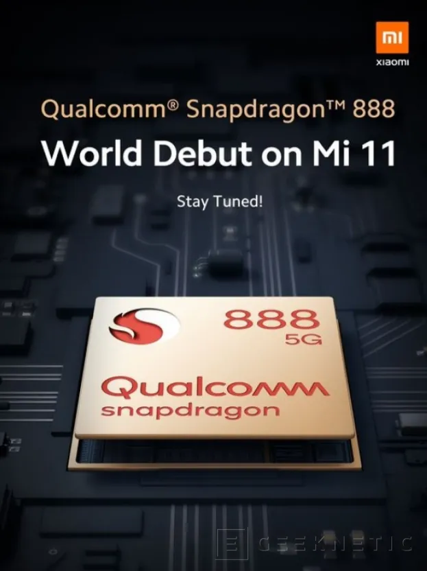 El Xiaomi Mi 11 será el primer smartphone en lanzarse con un Snapdragon 888