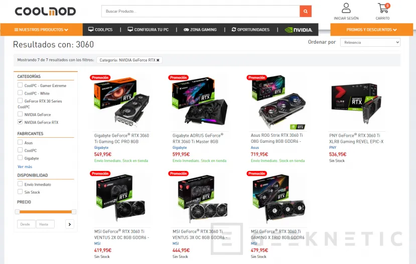 Geeknetic Las tarjetas gráficas NVIDIA GeForce RTX 3060 Ti se venden desde hoy a las 15:00 horas 5