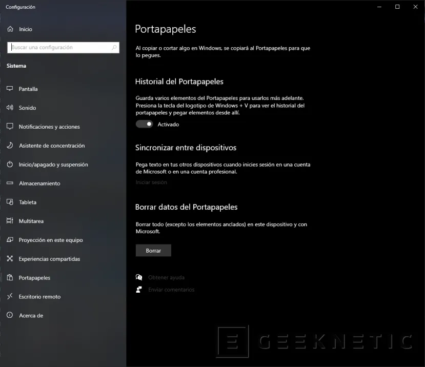 Geeknetic Todos los secretos del Portapapeles Avanzado de Windows 10 8