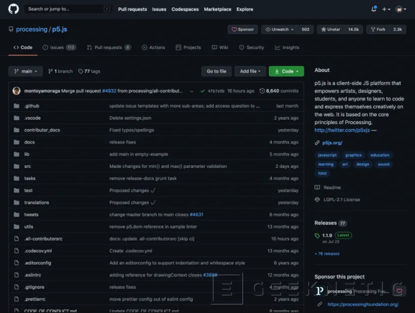 Geeknetic GitHub recibe un modo oscuro en su web 1