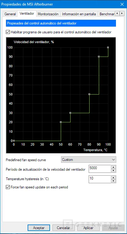 Geeknetic MSI Afterburner: TODOS los Secretos para Exprimir tu Tarjeta Gráfica 10