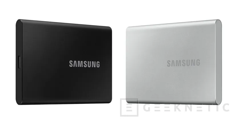 Geeknetic Samsung pone a la venta su SSD externo T7 sin lector de huellas a menor precio 1