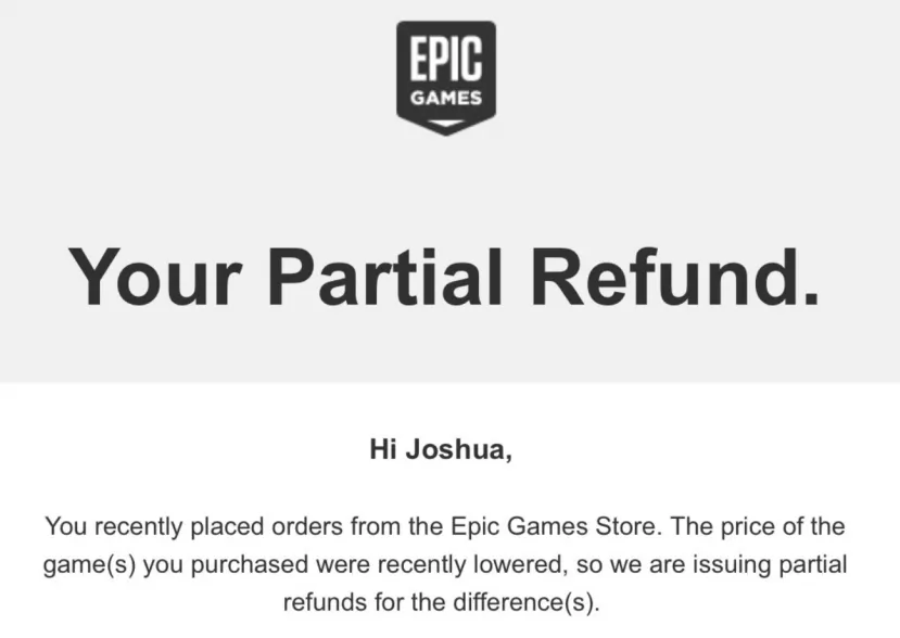 Geeknetic Epic Games comienza a devolver parte del dinero a usuarios que adquirieron juegos justo antes de alguna oferta 1