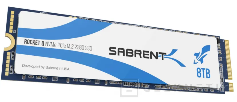 Geeknetic El primer SSD M.2 NVMe de 8 TB es de Sabrent y alcanza 3,4 GB/s  2