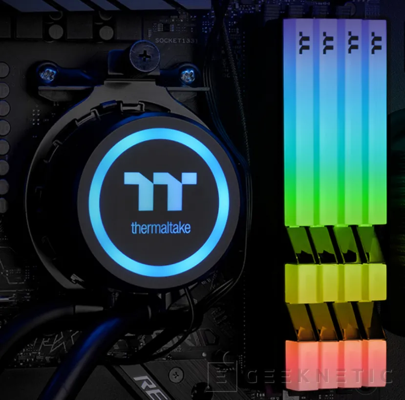 Geeknetic Thermaltake lanza sus módulos de memoria ToughRAM RGB DDR4 a 4.600 MHz 2