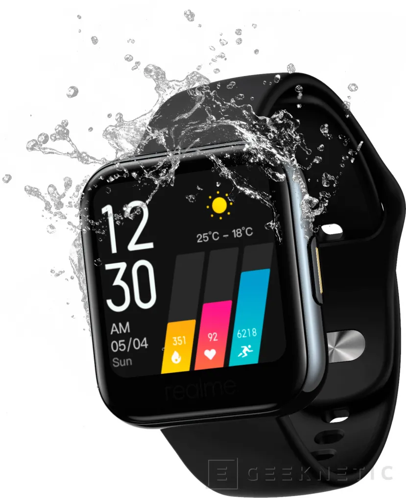 Geeknetic Realme Watch, resistencia al agua y más de una semana de autonomía por menos de 50 euros 2
