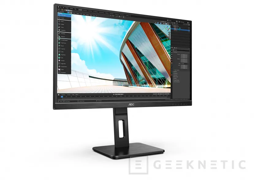 Geeknetic AOC lanza 10 monitores de la gama P2 para profesionales, incluyendo modelos con KVM integrado 1