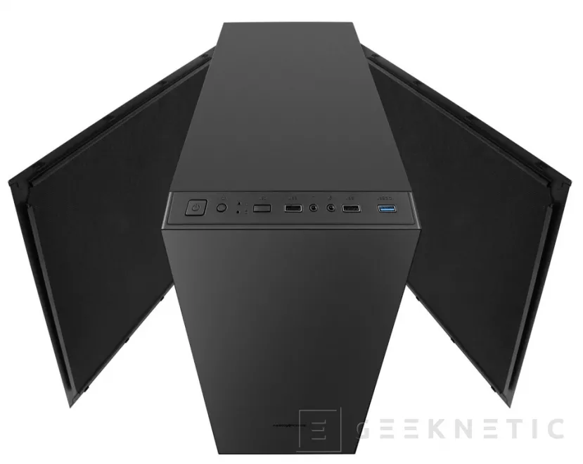 Geeknetic La semitorre Abkoncore Ultra Silent S500 incluye aislamiento acústico para reducir el ruido 2