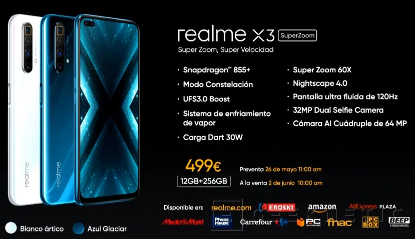 Geeknetic El Realme X3 SuperZoom llega con pantalla de 120 Hz y zoom óptico de 5 aumentos 3