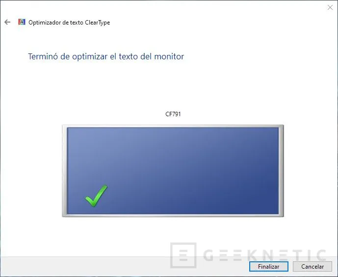 Geeknetic Cómo calibrar la pantalla en Windows 10 22