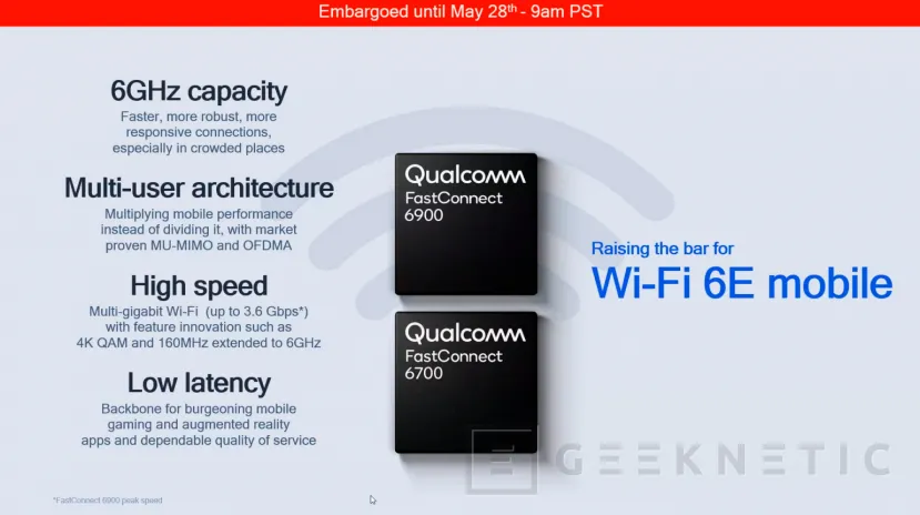 Geeknetic La segunda generación de las Qualcomm Networking Pro Series Platforms promete conectividad WiFi 6E de hasta 10.8Gbps 5