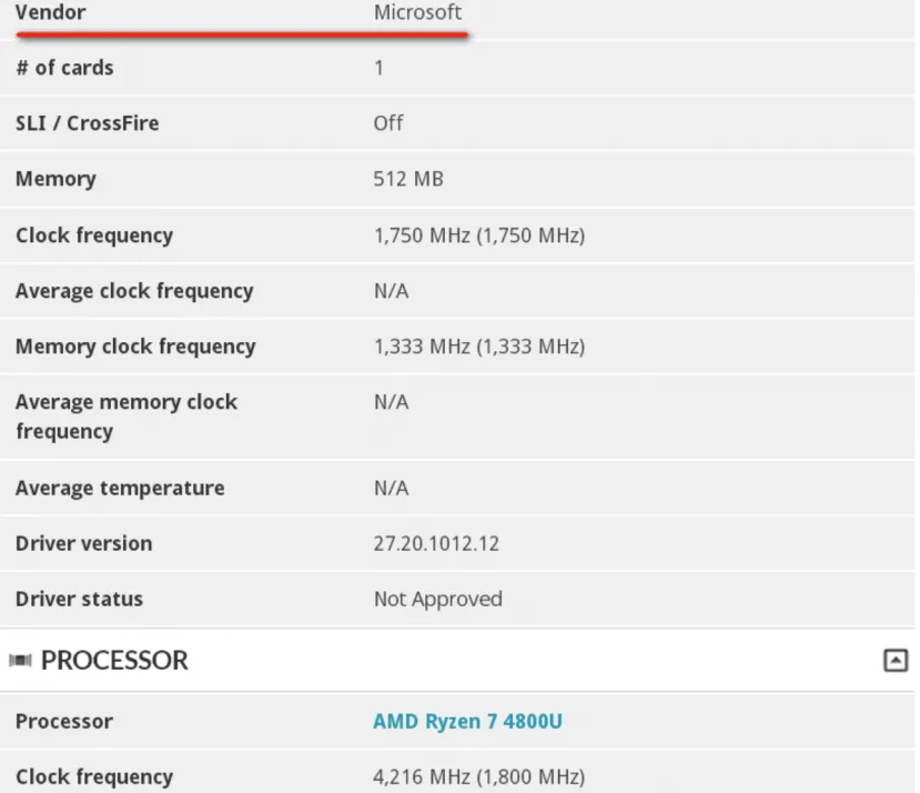 Geeknetic Se filtra un dispositivo de Microsoft con un AMD Ryzen 7 4800U ¿Surface Laptop 4 a la vista? 1