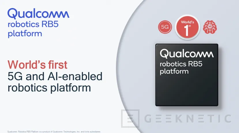 Geeknetic Qualcomm Robotics RB5, así es la primera plataforma de robótica con IA y conectividad 5G 1