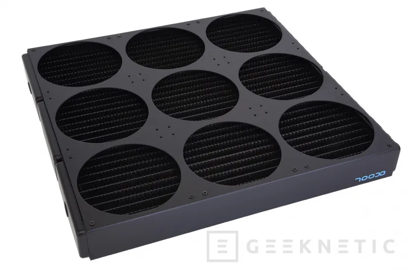Geeknetic Hasta 9 ventiladores de 14 cm en los nuevos radiadores Alphacool NexXxos Full Cooper 1