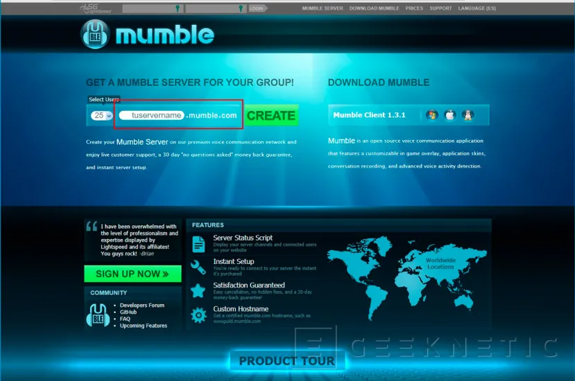 Geeknetic Cómo crear un servidor de Mumble 4