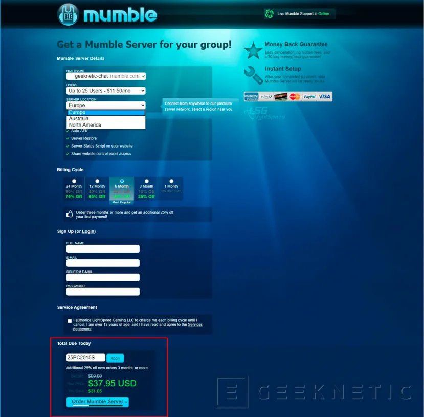 Geeknetic Cómo crear un servidor de Mumble 9