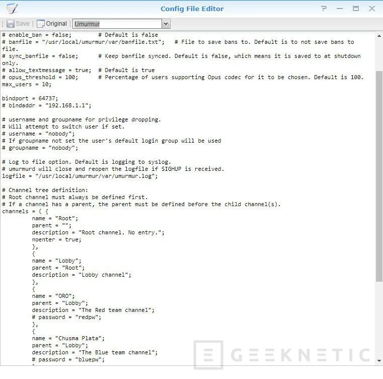 Geeknetic Cómo crear un servidor de Mumble 14